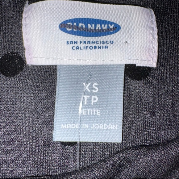 Old Navy Black Polka Dot Dress NWOT - Picture 3 of 5